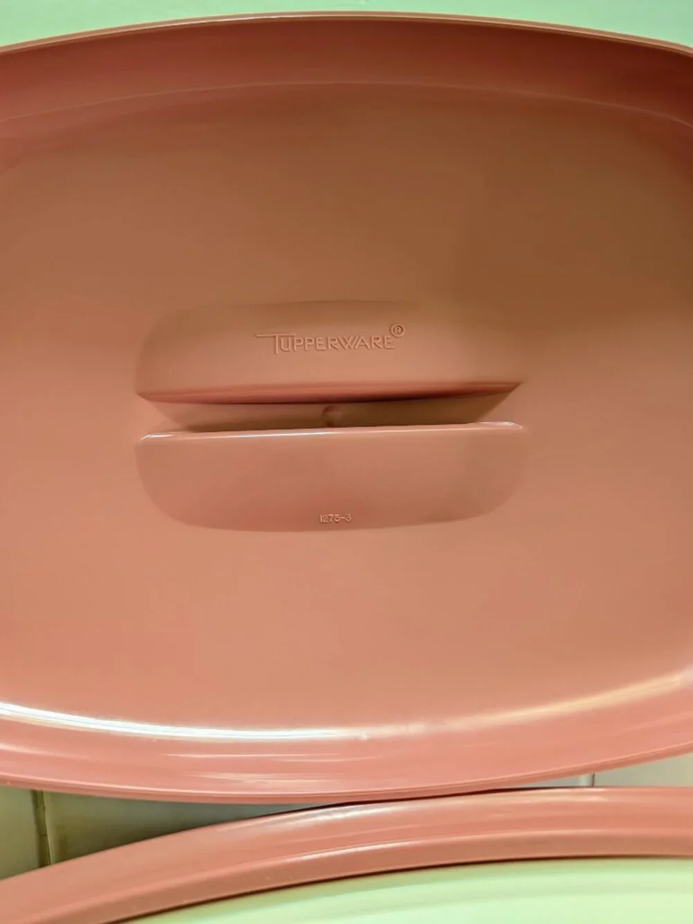 VTG Tupperware #1273-4 Dusty Pink Food Steamer 6 Cup White Insert NOS USA 3 Part
